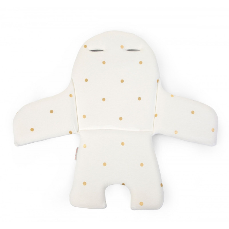 Подушка до стільця для годування Childhome Evolu gold dots