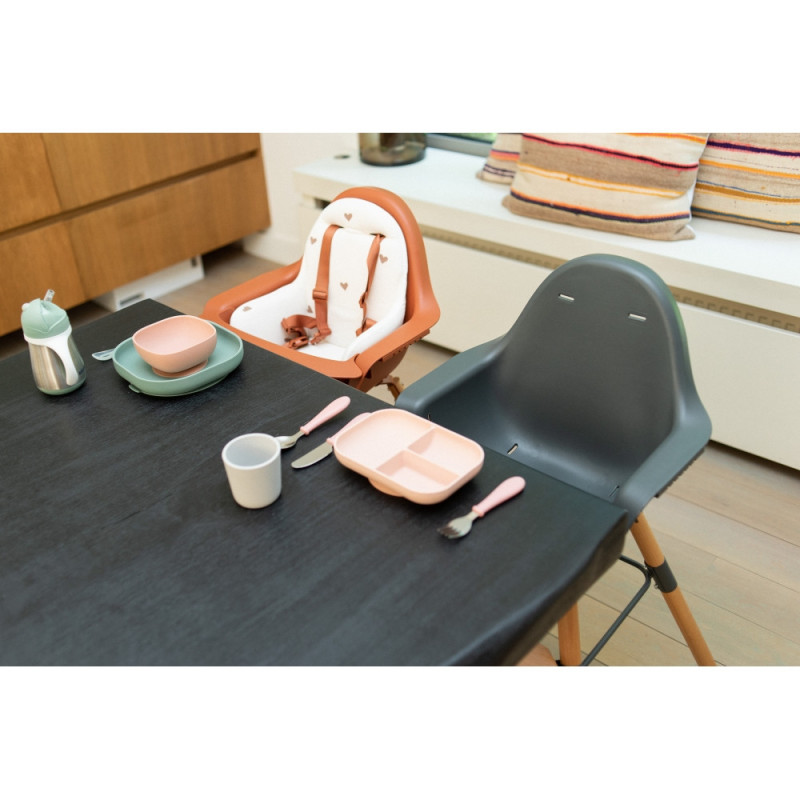 Подушка до стільця для годування Childhome Evolu hearts