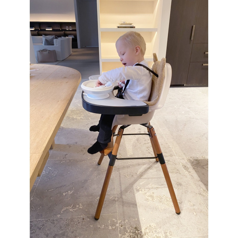 Подушка до стільця для годування Childhome Evolu teddy/beige