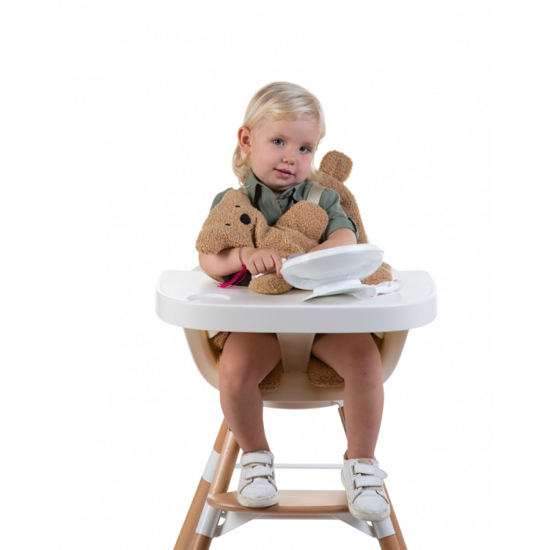 Подушка до стільця для годування Childhome Evolu teddy/beige