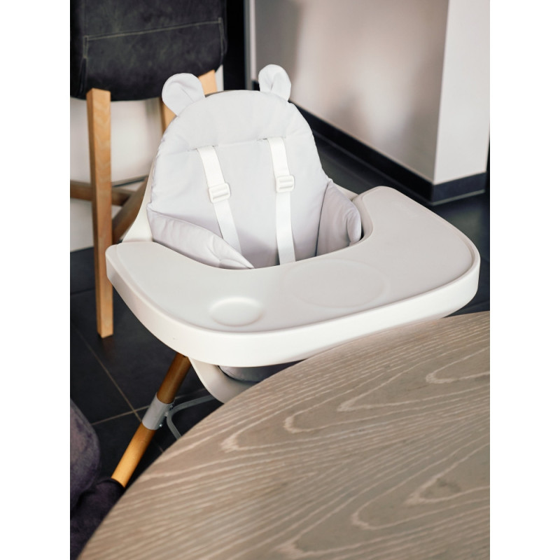 Подушка до стільця для годування Childhome Evolu водонепроникна grey