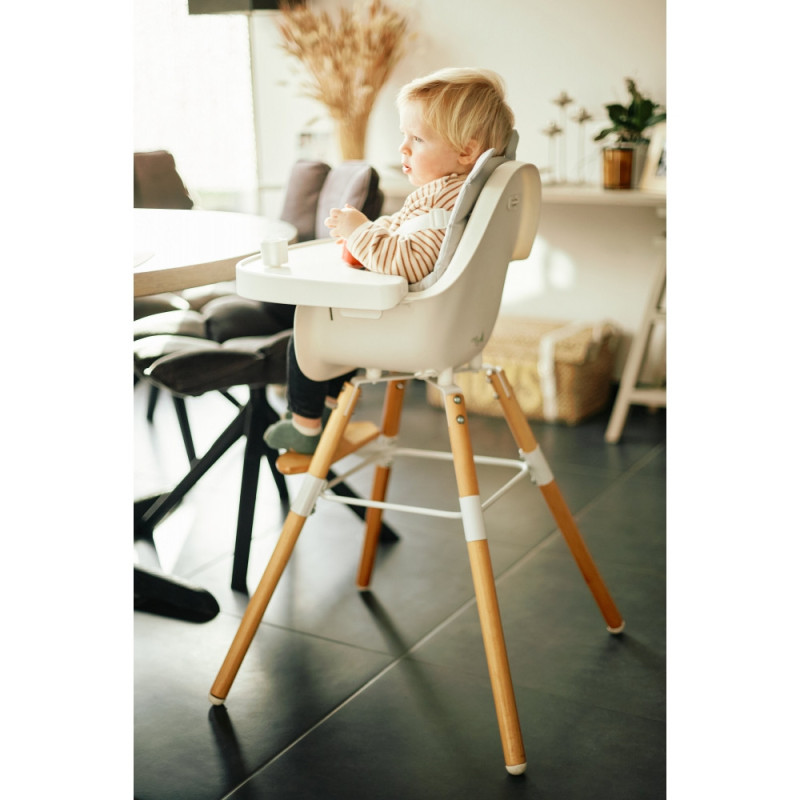 Подушка до стільця для годування Childhome Evolu водонепроникна grey