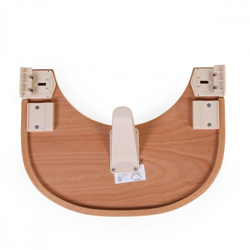 Столик до стільця для годування Childhome Evolu natural/wood
