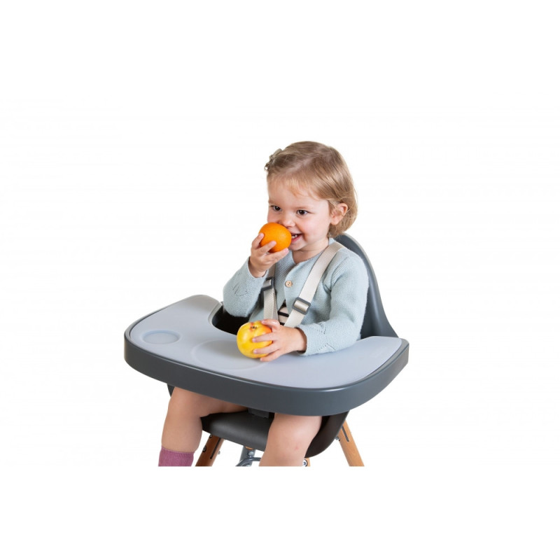 Столик до стільця для годування Childhome Evolu anthracite