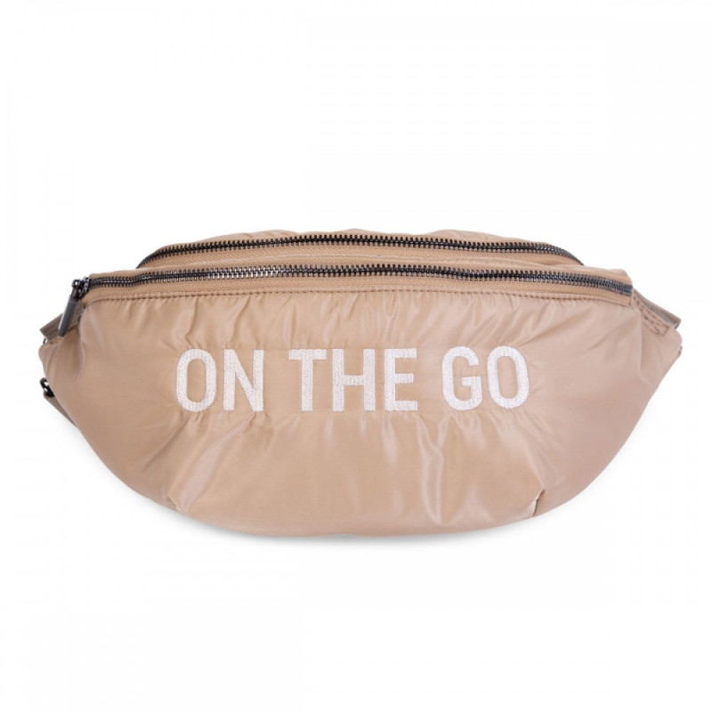 Сумка через плече Childhome Banana bag puffered beige