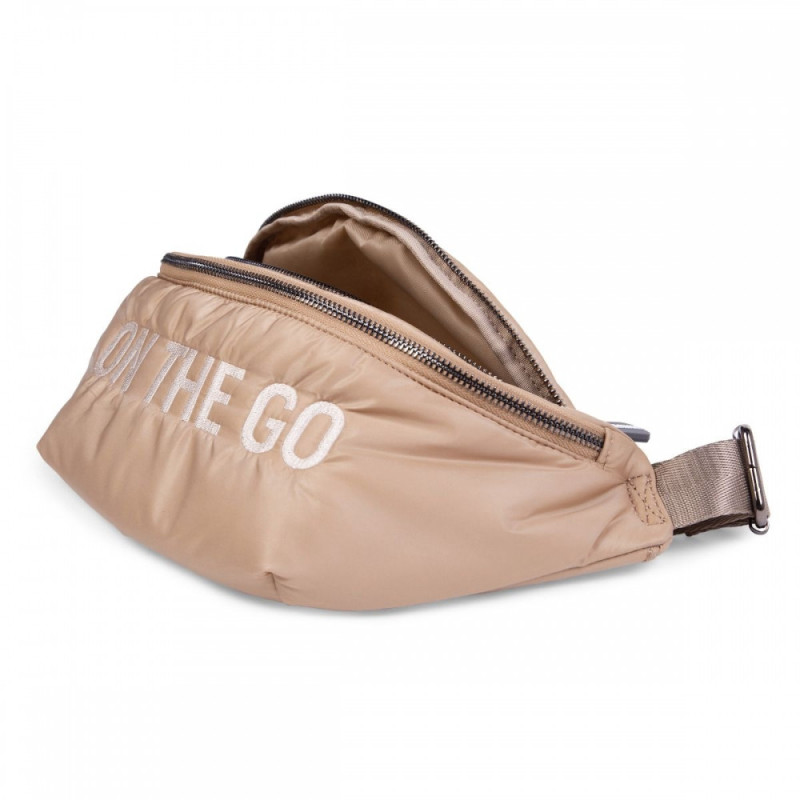 Сумка через плече Childhome Banana bag puffered beige