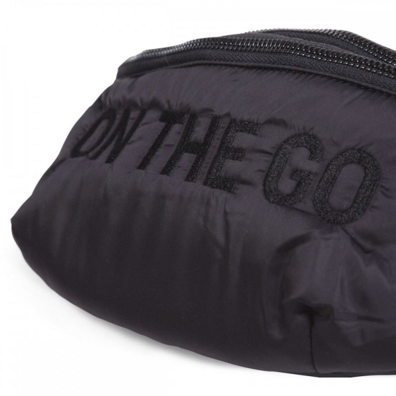 Сумка через плече Childhome Banana bag puffered black
