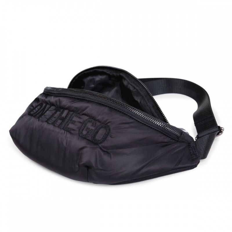 Сумка через плече Childhome Banana bag puffered black