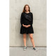 Сумка через плече Childhome Banana bag puffered black