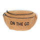 Сумка через плече Childhome Banana bag teddy beige