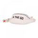 Сумка через плече Childhome Banana bag teddy white