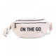 Сумка через плече Childhome Banana bag teddy white