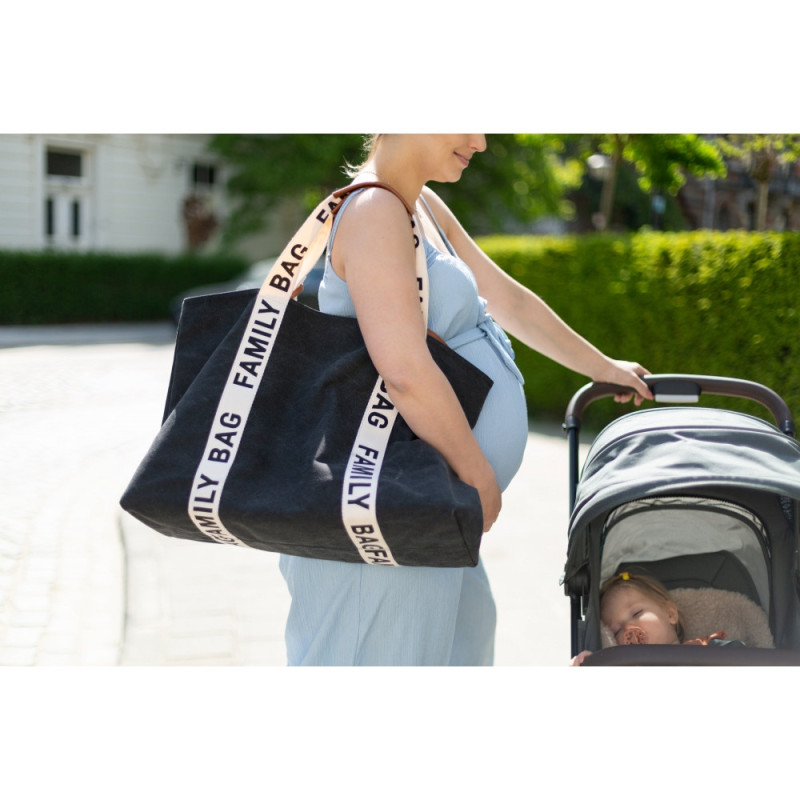 Сумка Childhome Family bag canvas black
