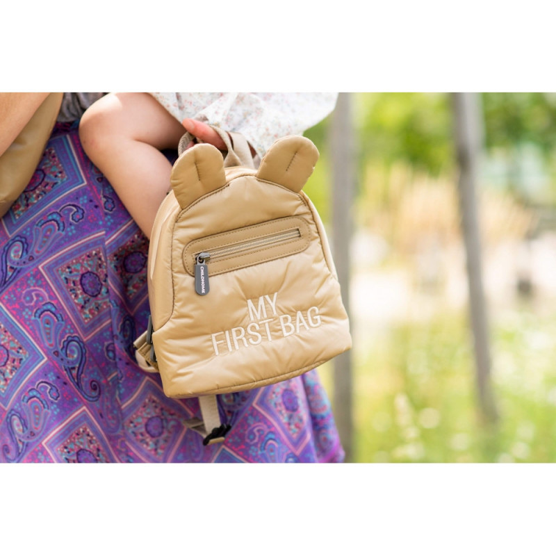 Рюкзак дитячий Childhome My first bag puffered beige