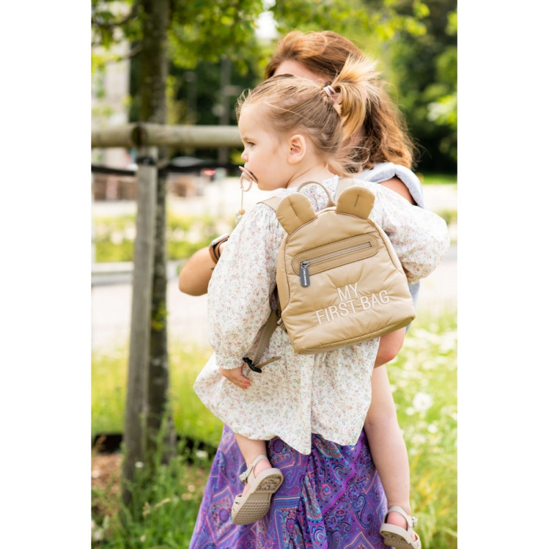 Рюкзак дитячий Childhome My first bag puffered beige