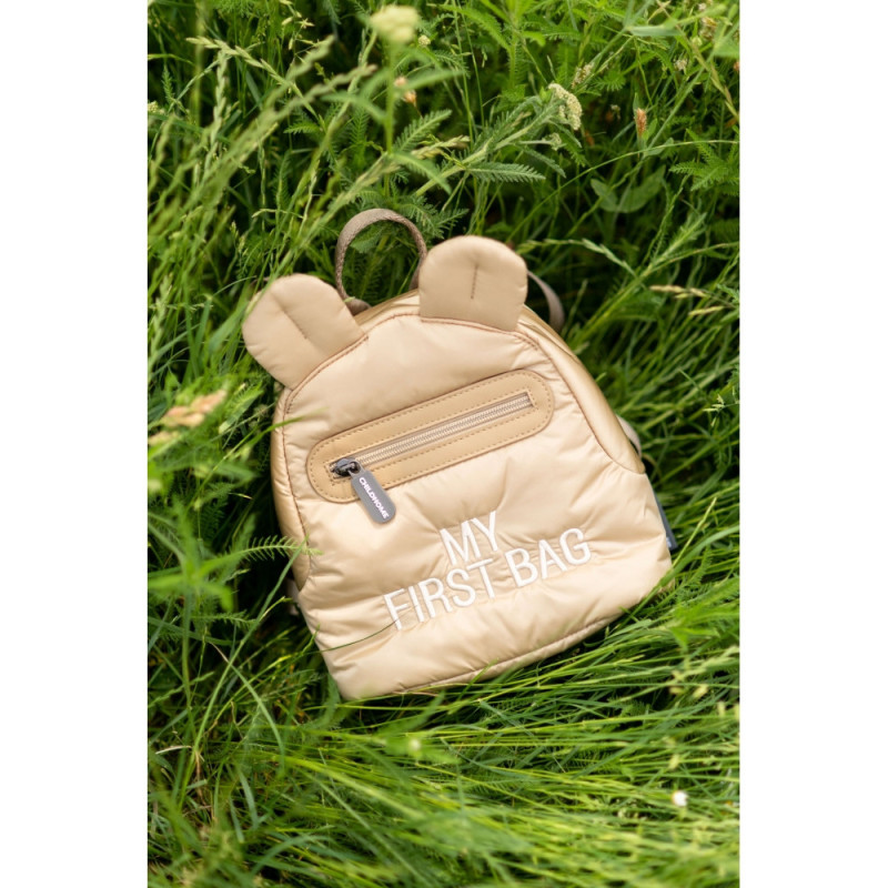Рюкзак дитячий Childhome My first bag puffered beige
