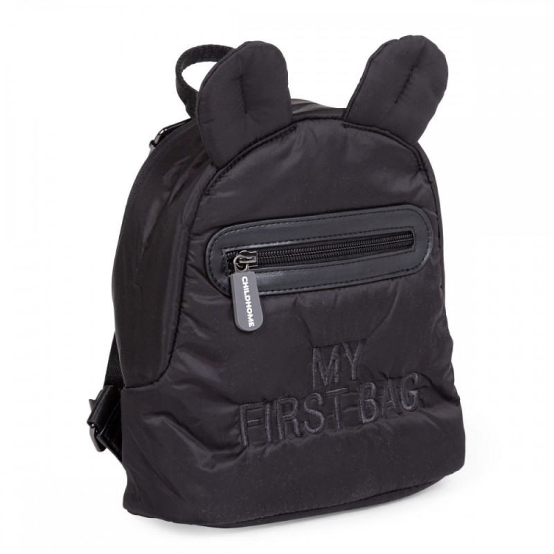 Рюкзак дитячий Childhome My first bag puffered black