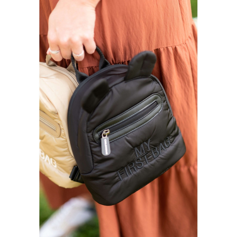Рюкзак дитячий Childhome My first bag puffered black
