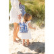 Рюкзак дитячий Childhome My first bag stripes electric blue