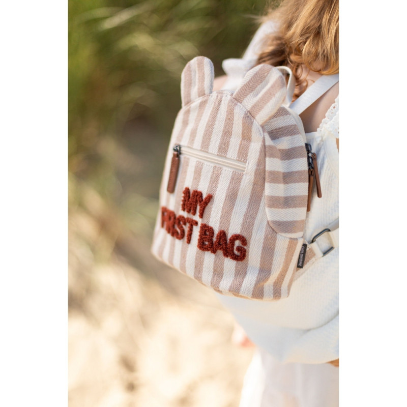 Рюкзак дитячий Childhome My first bag nude/terracotta