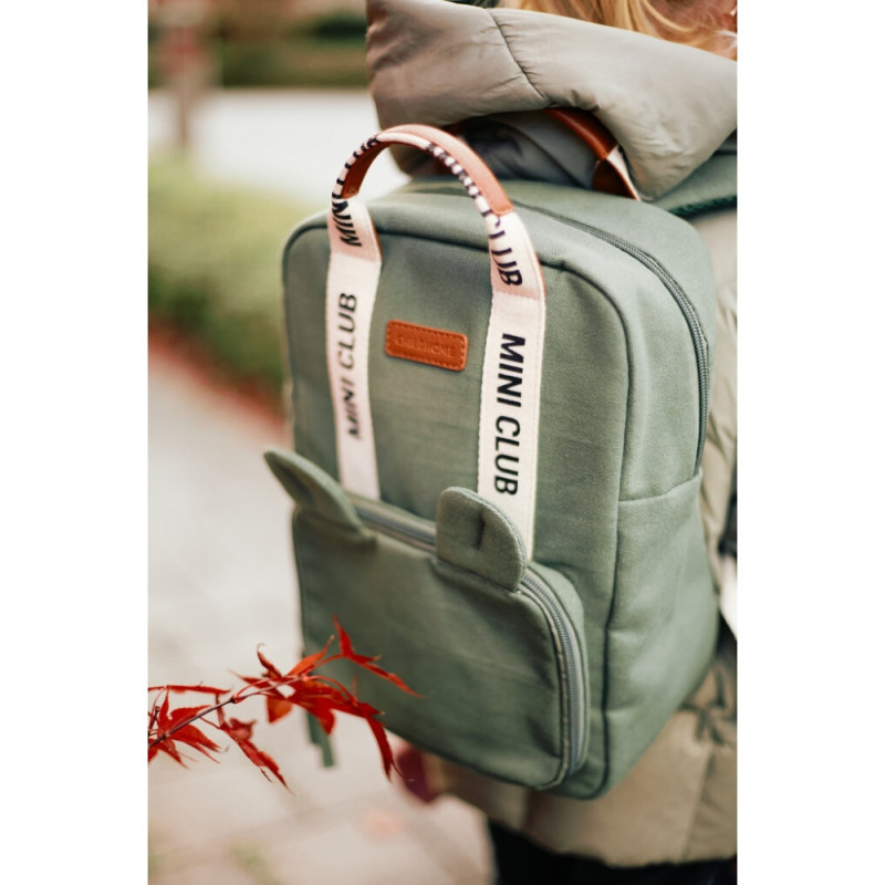 Рюкзак дитячий Childhome Mini Club canvas green