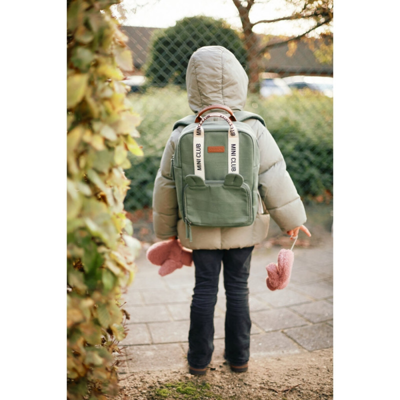 Рюкзак дитячий Childhome Mini Club canvas green