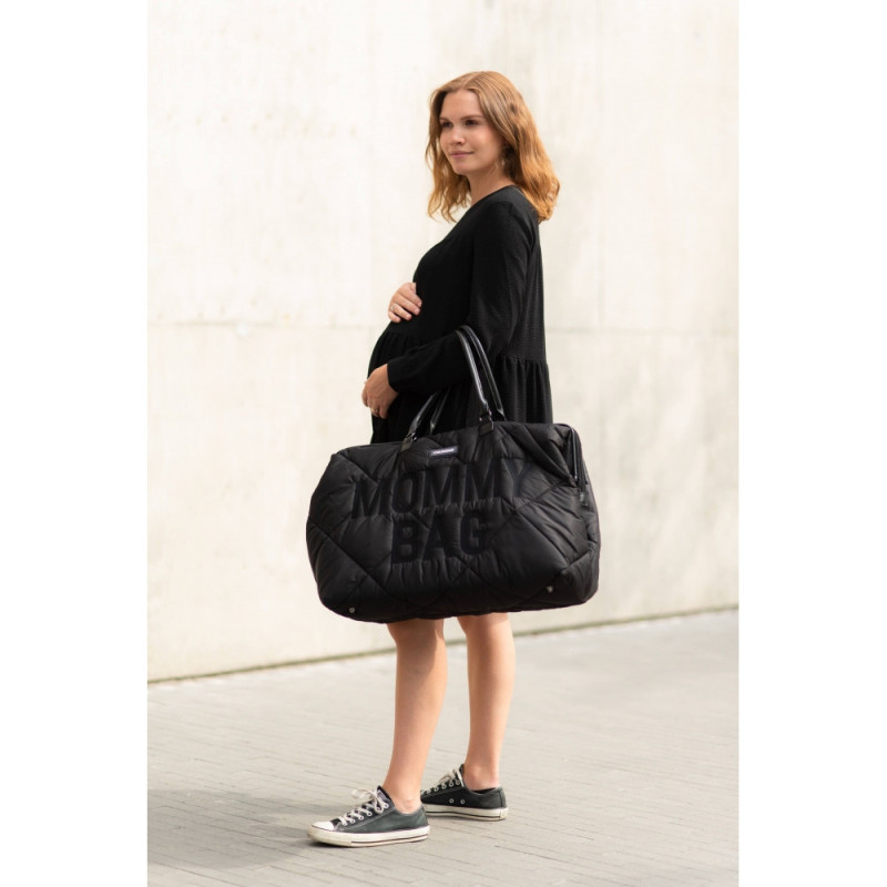 Сумка Childhome Mommy bag puffered black