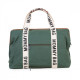 Сумка Childhome Mommy bag Signature canvas green
