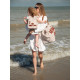 Сумка Childhome Mommy bag stripes nude/terracotta