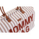 Сумка Childhome Mommy bag stripes nude/terracotta