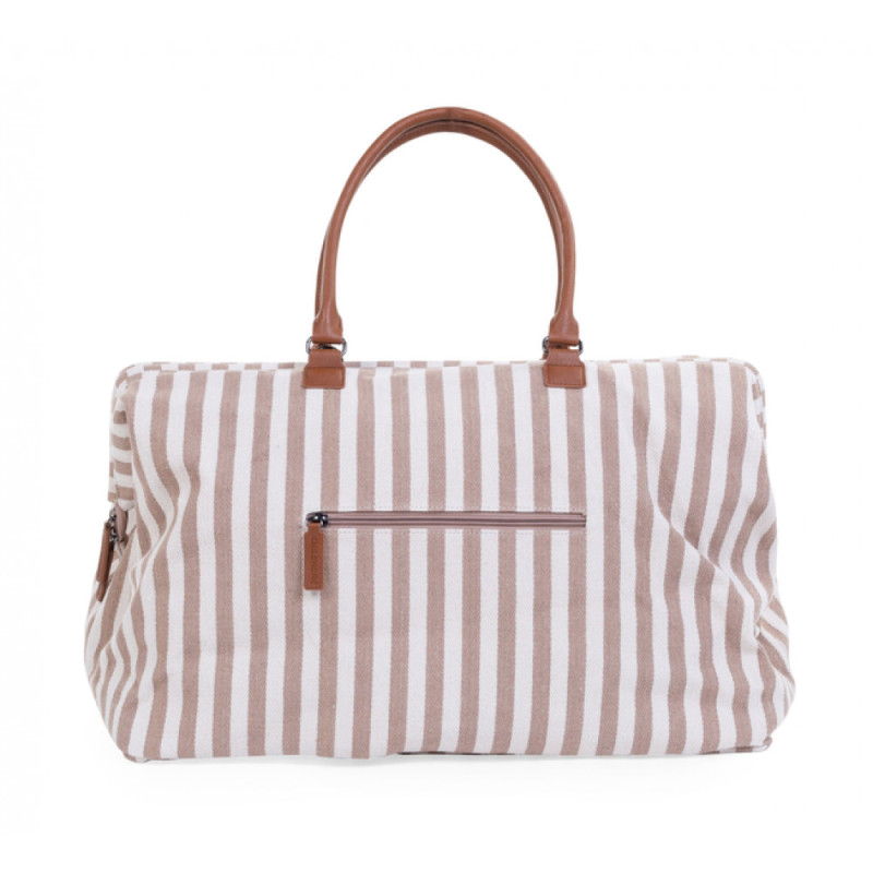Сумка Childhome Mommy bag stripes nude/terracotta