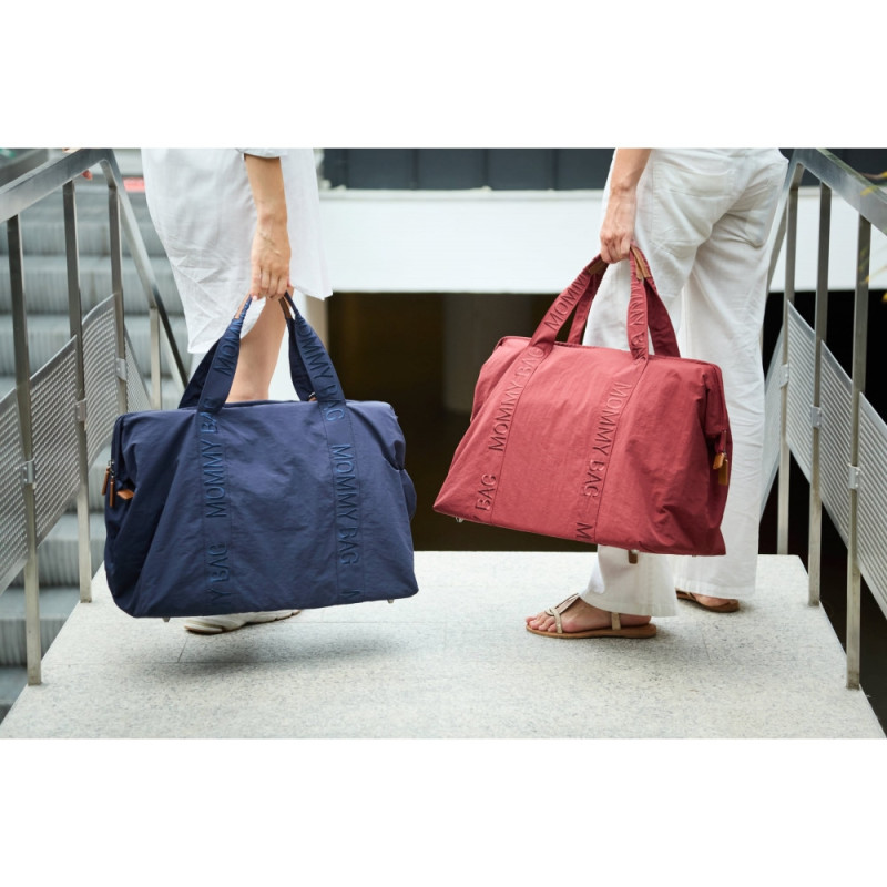 Сумка Childhome Mommy bag Signature burgundy