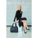 Сумка Childhome Mommy club Signature vegan leather black