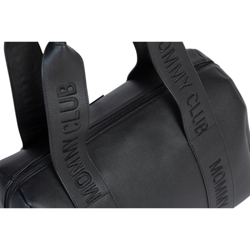 Сумка Childhome Mommy club Signature vegan leather black