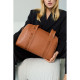 Сумка Childhome Mommy club Signature vegan leather brown