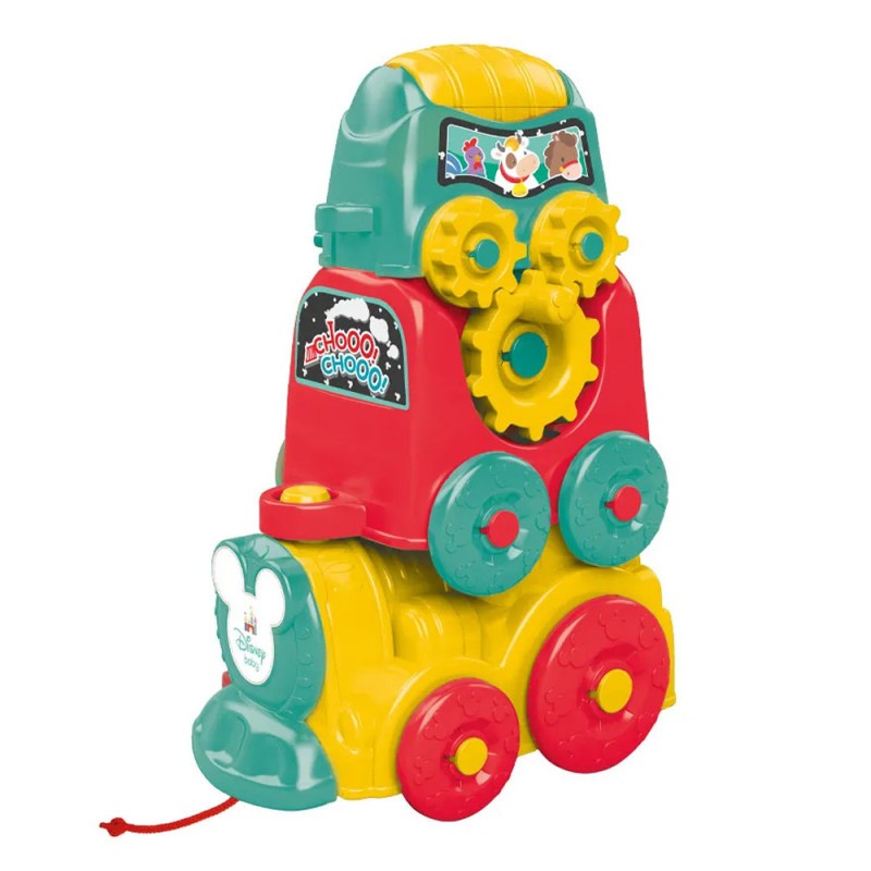 Іграшка-каталка розвиваюча Clementoni Activity Train, серія Disney Baby