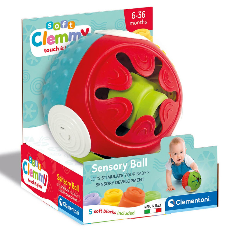 Розвиваюча іграшка Clementoni Sensory Ball, серія Soft Clemmy
