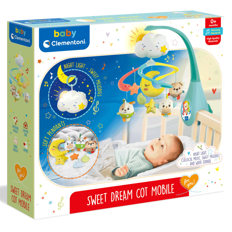 Мобіль на ліжечко 2 в 1 Clementoni Sweet Dream