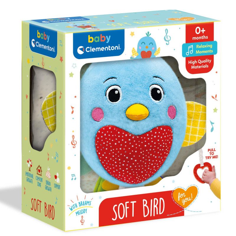Музична іграшка на ліжечко Clementoni Soft bird