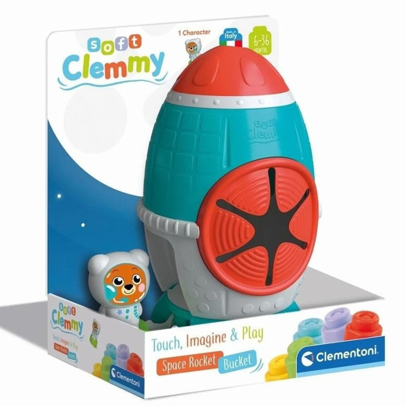 Розвиваюча іграшка Clementoni Space Rocket, серія Soft Clemmy