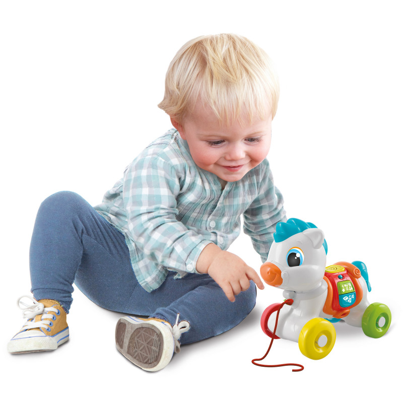 Іграшка-каталка музична Clementoni Pull Along Baby Pony