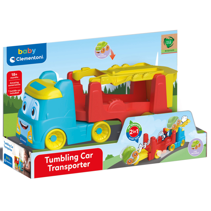 Машинка Clementoni Tumbling Car Transporter