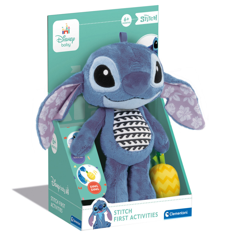 М'яка іграшка Clementoni Stitch, серія Disney Baby