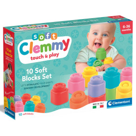 Конструктор Clementoni Soft Blocks, серія Soft Clemmy, 10 деталей