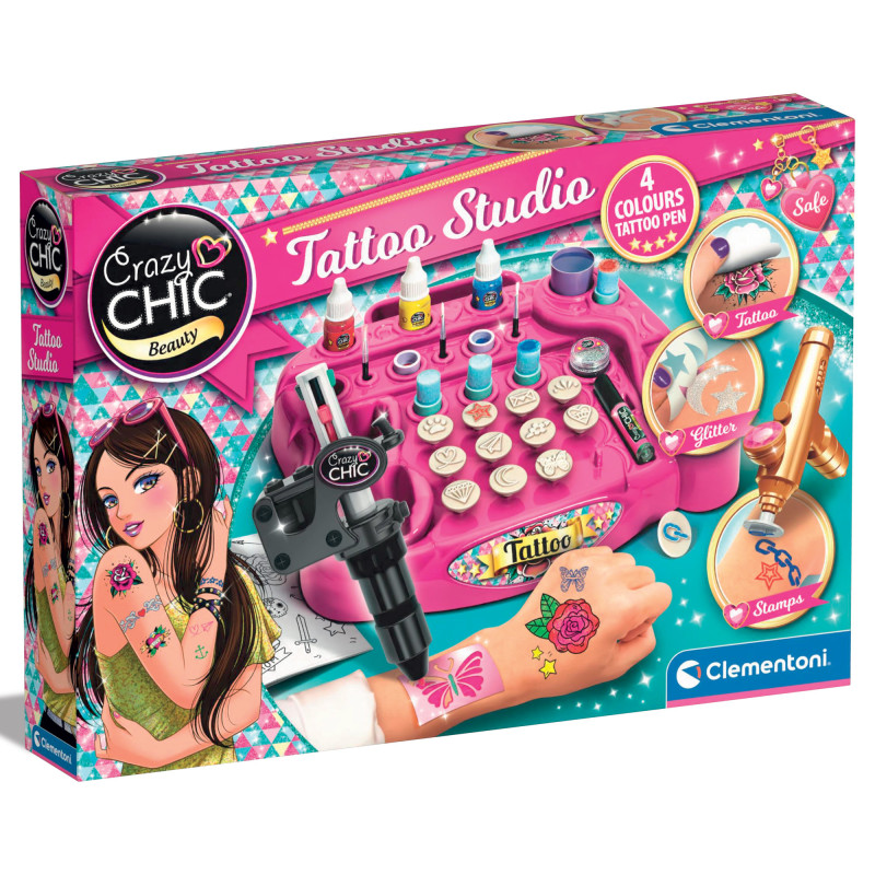 Набір для творчості Clementoni Tattoo Studio, серія Crazy Chic