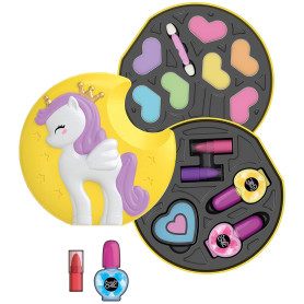 Дитячий набір косметики для макіяжу Clementoni Lovely Make Up. Unicorn, серія Crazy Chic