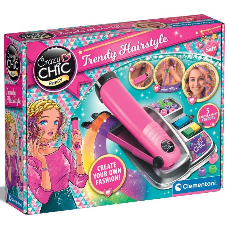 Набір для творчості Clementoni Trendy Hairstyle, серія Crazy Chic