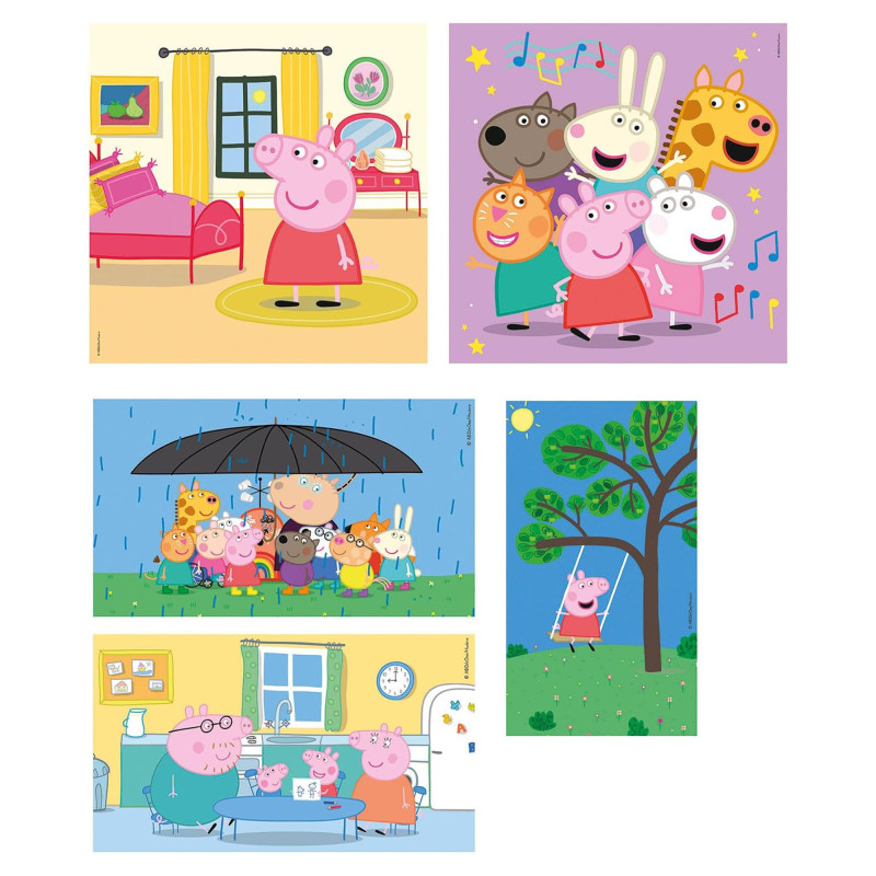 Пазл 10 в 1 Clementoni Peppa Pig