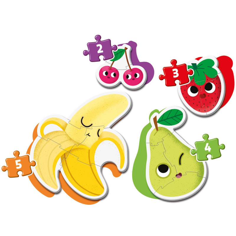 Пазл 4 в 1 Clementoni Fruits, серія My First Puzzles