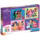 Пазл 4 в 1 Clementoni Princess, 12,16,20 та 24 елементи